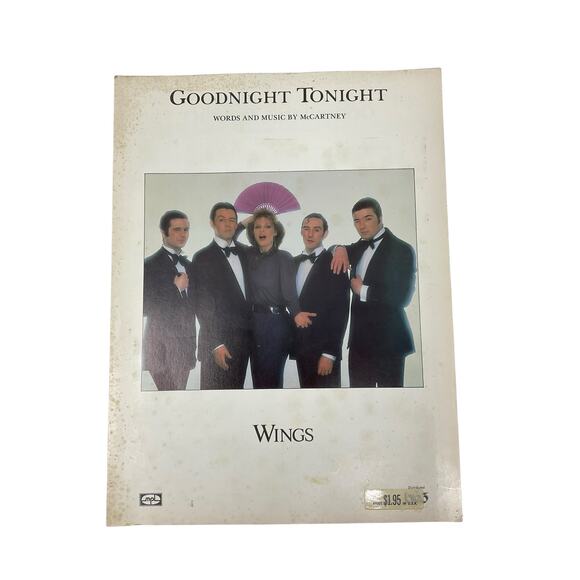 Goodnight Tonight Sheet Music 1979 Wings McCartney - Picture 1 of 6